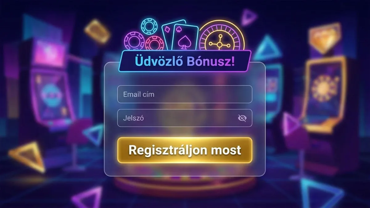 Regisztráció bónusszal